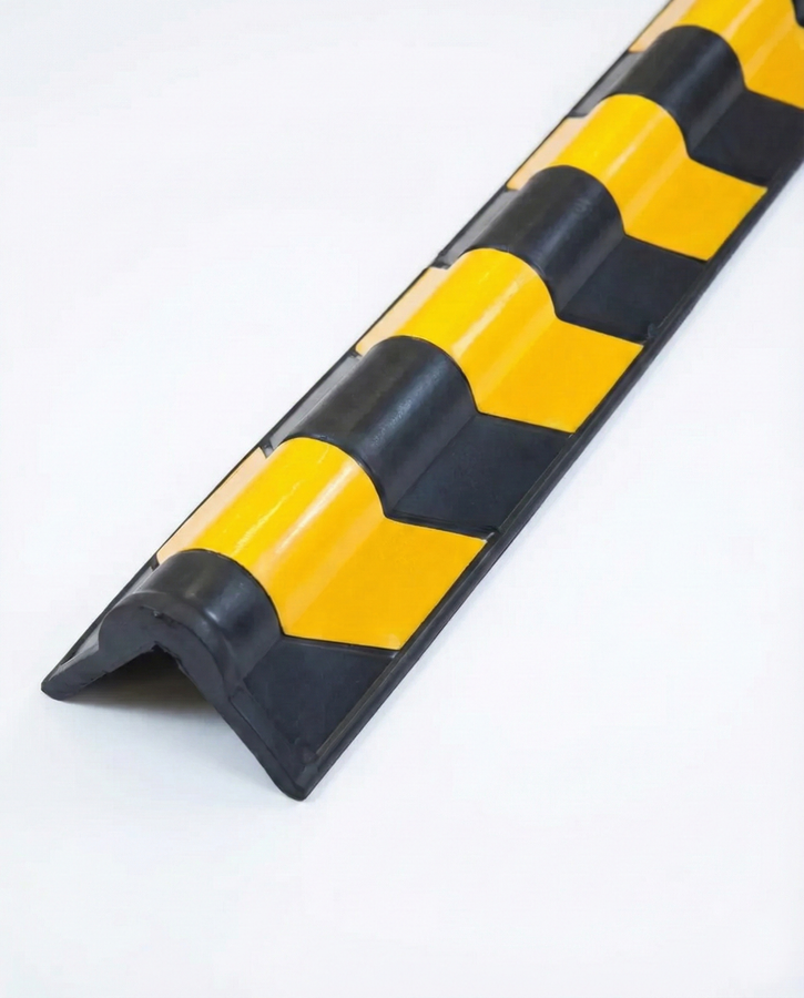 Rubber Corner Guard - Round Nose - Reflective