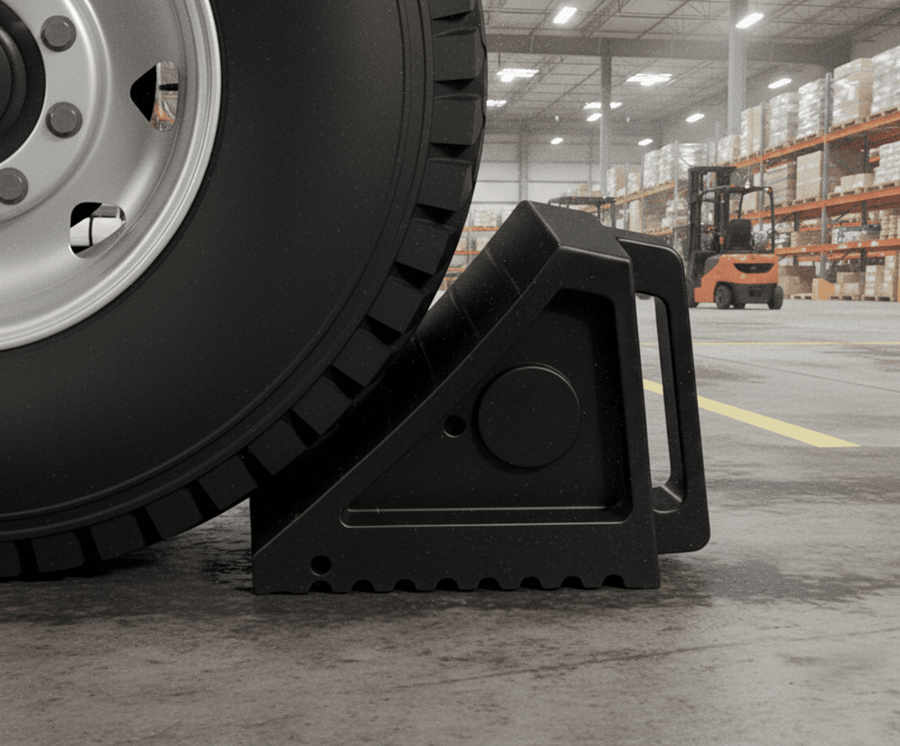 Rubber Wheel Chock - 200x100x150mm