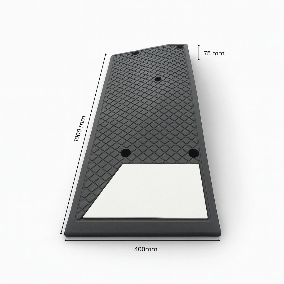 Rubber Speed Cushions Ends - 400mm