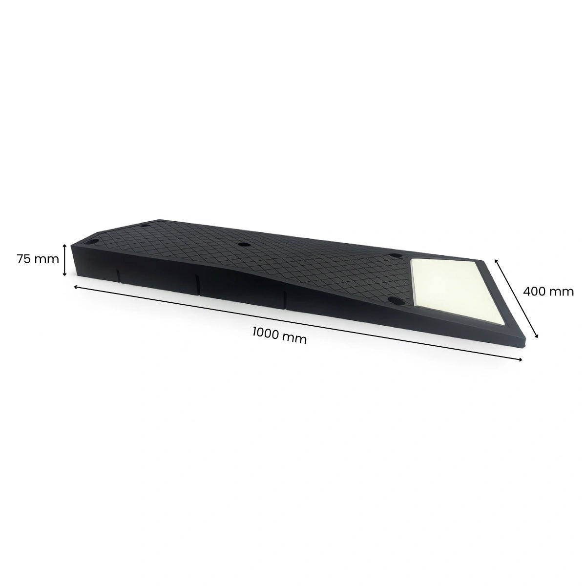 Rubber Speed Cushions Ends - 400mm