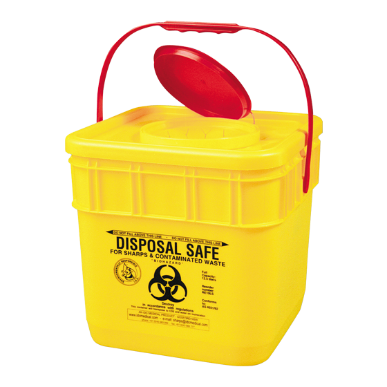 AEROHAZARD Sharps Disposal Container 12.5L