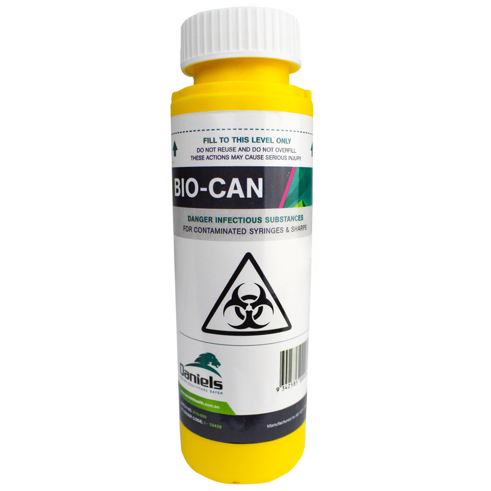 AEROHAZARD Sharps Disposal Container 125mL