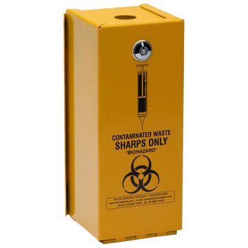 AEROHAZARD Steel Sharps Disposal Safe 1.4L (includes 2 x SD1400)