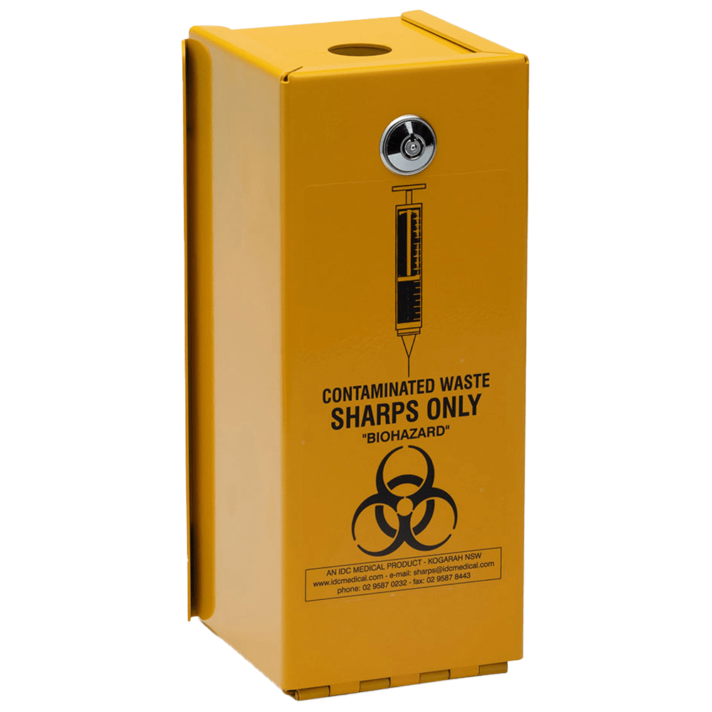 AEROHAZARD Steel Sharps Disposal Safe 1.4L (includes 2 x SD1400)