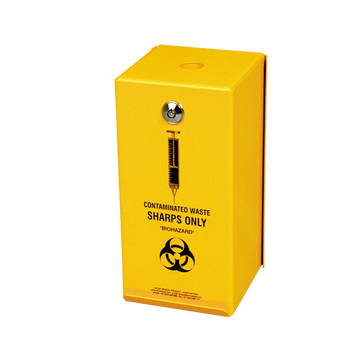 AEROHAZARD Steel Sharps Disposal Safe 2L (includes 2 x SD2000)