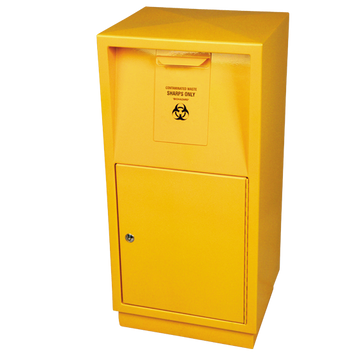 AEROHAZARD Steel Sharps Disposal Safe 23L (includes 2 x SD23000)