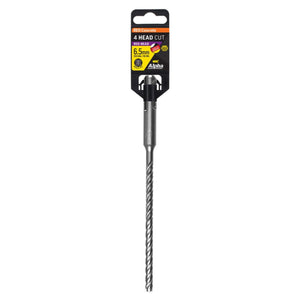 The high-grade carbide tip is designed for superior impact resistance, allowing it to perform up to six times longer in concrete with rebar compared to standard masonry bits.