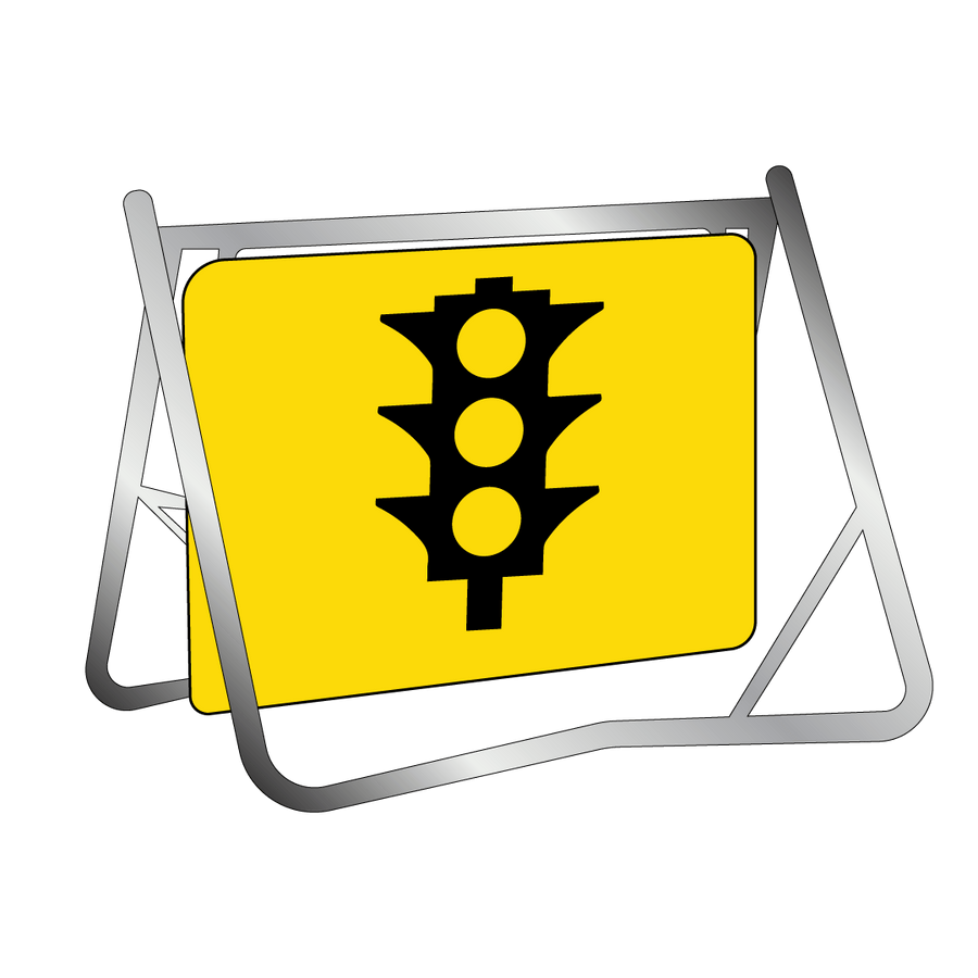 Swing Stand & Sign - Traffic Lights - 900x600mm