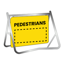 Swing Stand & Sign - Pedestrians - 900x600mm