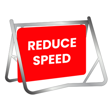 Swing Stand & Sign - Reduce Speed - 900x600mm