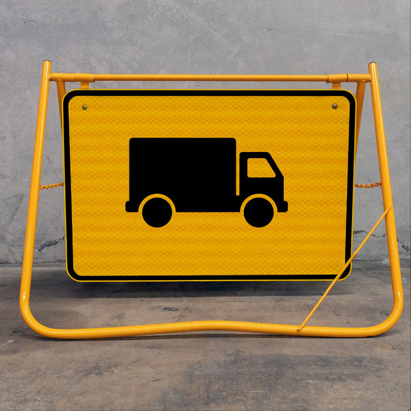 The yellow powder-coated frame and galvanised body are designed to resist rust and maintain structural integrity throughout long-term outdoor exposure.