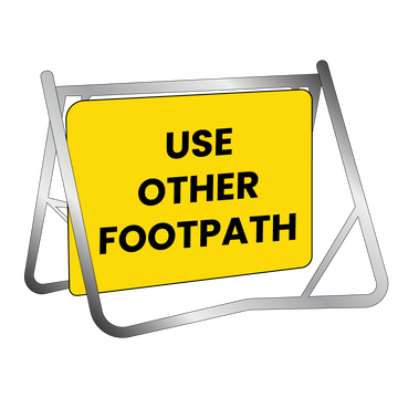 Swing Stand & Sign - Use Other Footpath - 900x600mm