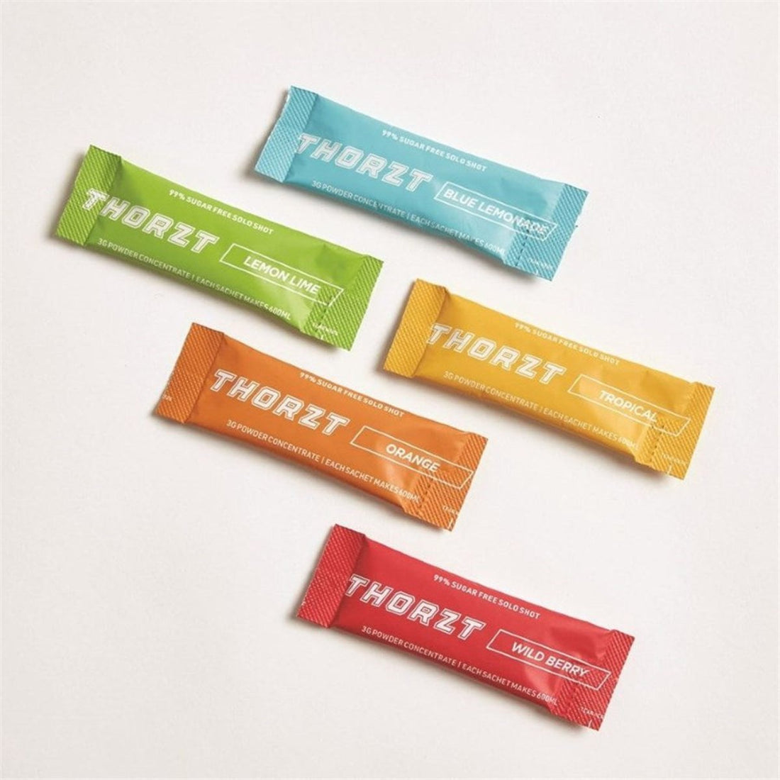 THORZT - Sugar Free Solo Shots 5 Flavour Mixed Pack