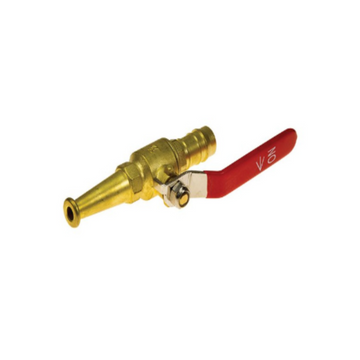 Hose Reel Nozzle - Brass - Lever - 19mm