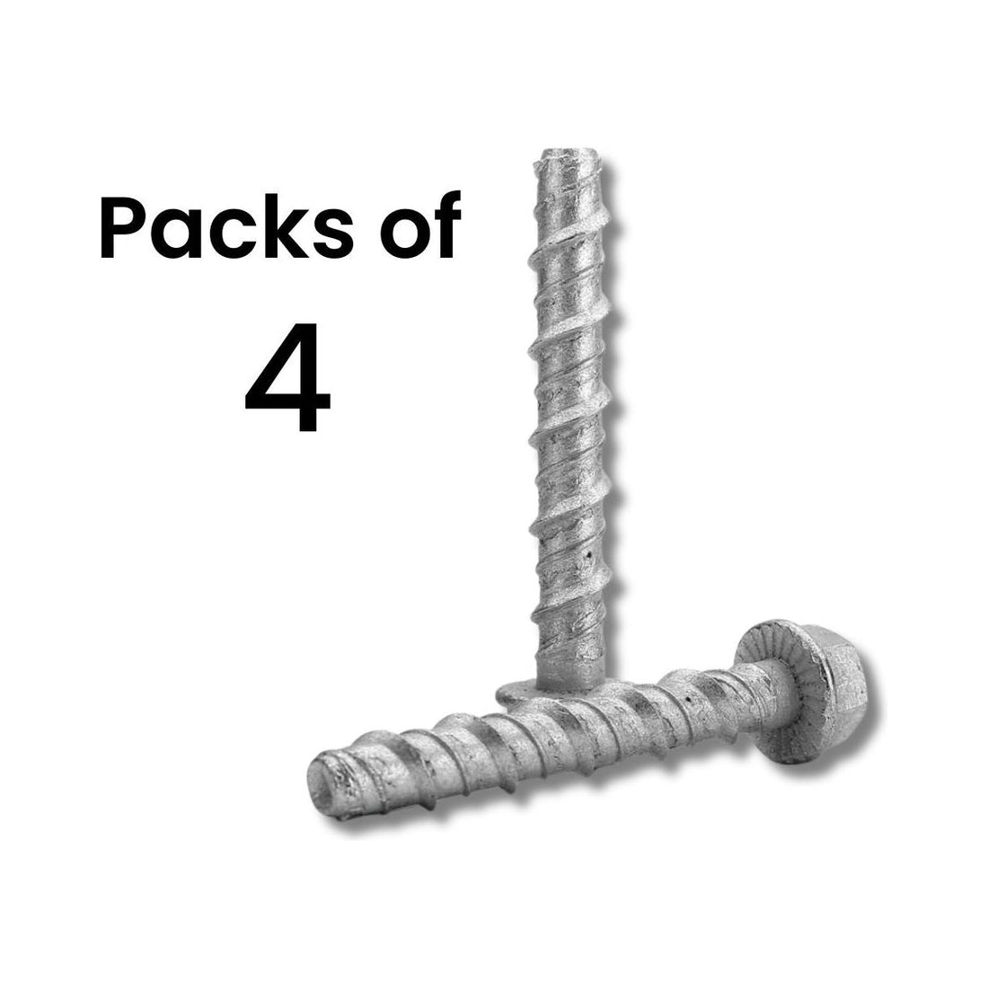 Screwbolt Fixings - 4Pcs 0.7 kg