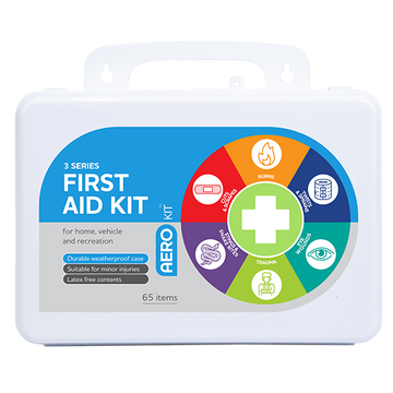 AEROKIT 3 Series Plastic Waterproof First Aid Kit 25 x 8 x 17cm