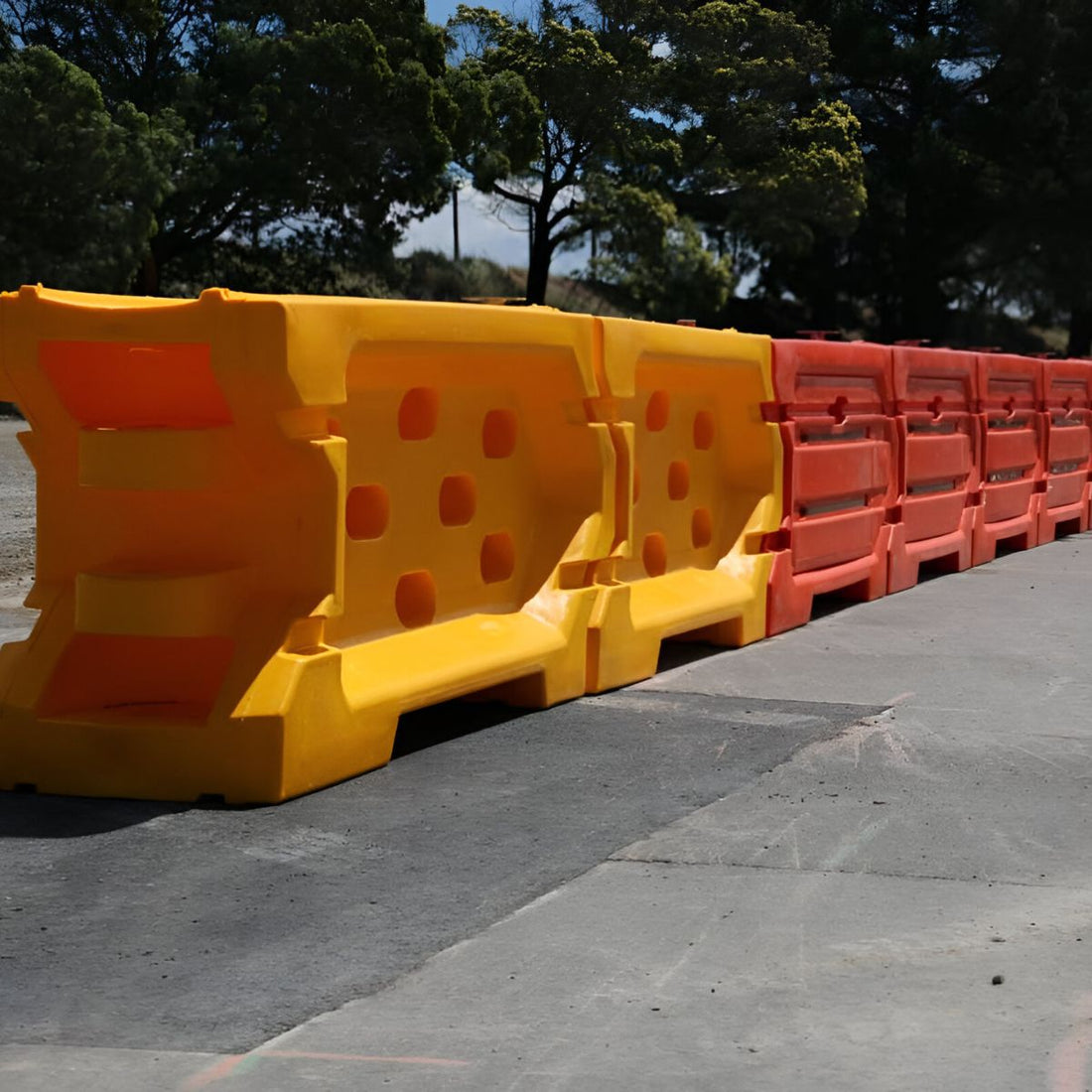 Shield 1 Crash Rated Water Filled Barrier End Treatment