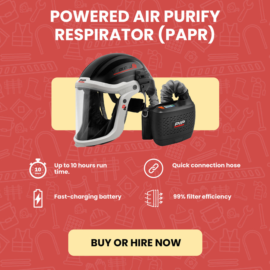 Vanguard G4 Powered Air Purifying Respirator (PAPR) Complete Kit