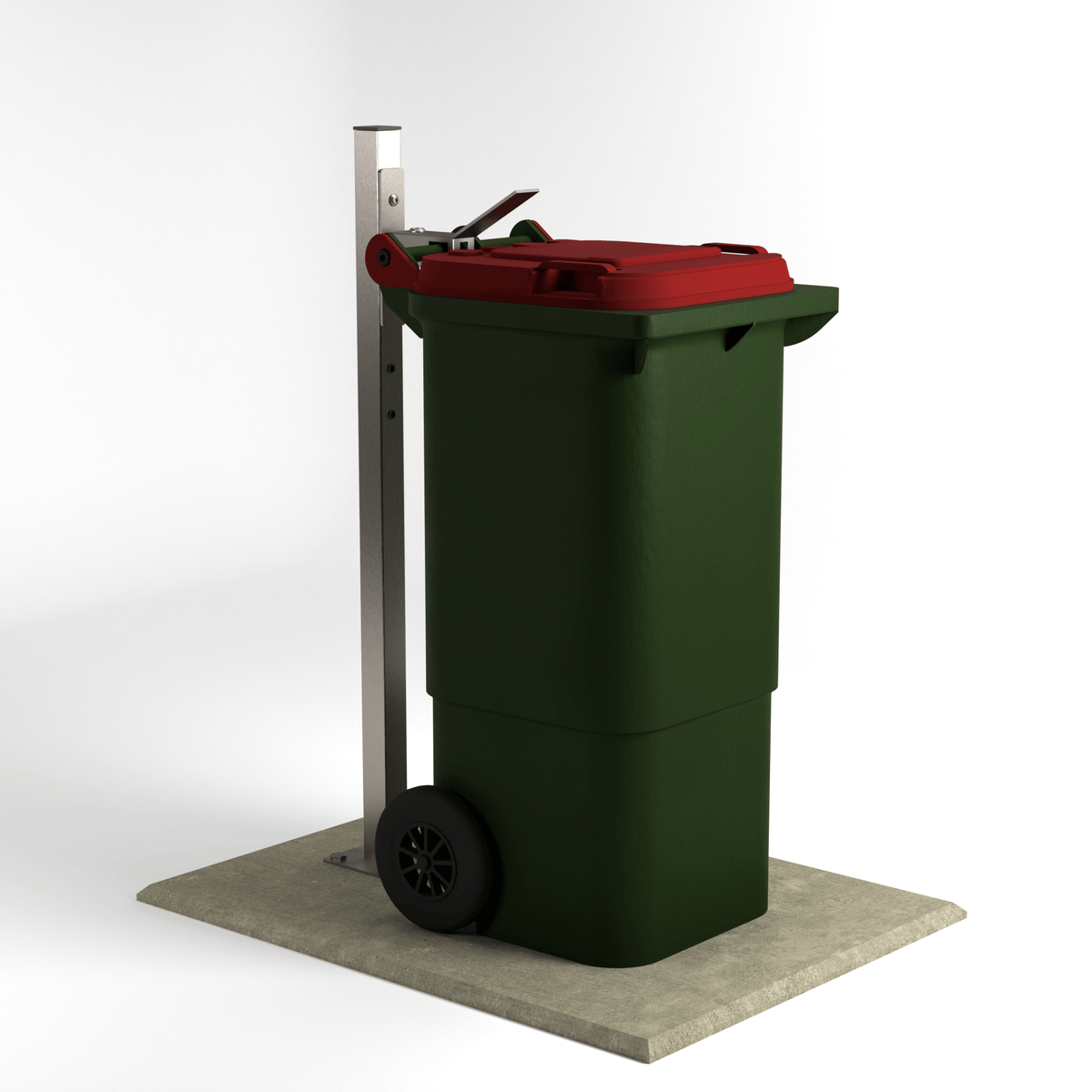 Wheelie Bin Lock Stand