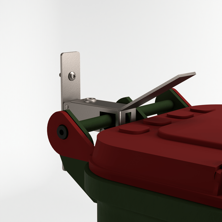 Wheelie Bin Lock Head / Wall Mounted & Post Mount