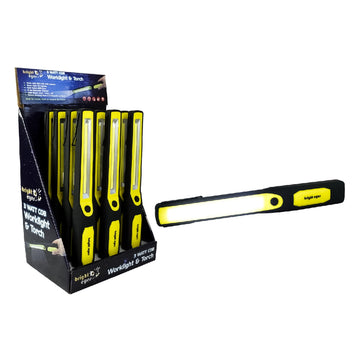 Slimline Worklight &amp; Torch – 3W COB LED with Magnetic Base