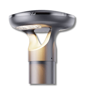OMNIA - Dual Sided Solar Bollard Light - Surface Mounted Solar Bollard Lights