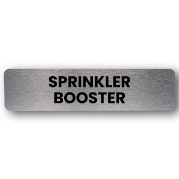 Sprinkler Booster - Brushed Silver