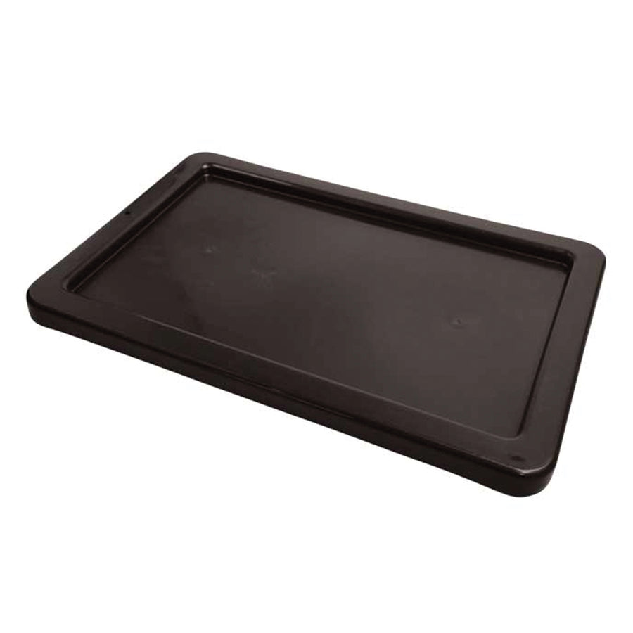 Stack & Nest Crate Lid, Universal Durable Plastic Cover for 32L, 52L, and 68L Storage Crates.