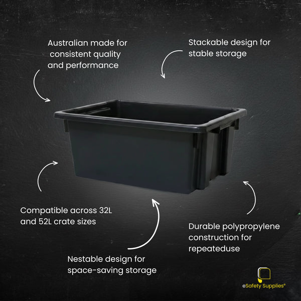 Stack & Nest Crates - 32L & 52L