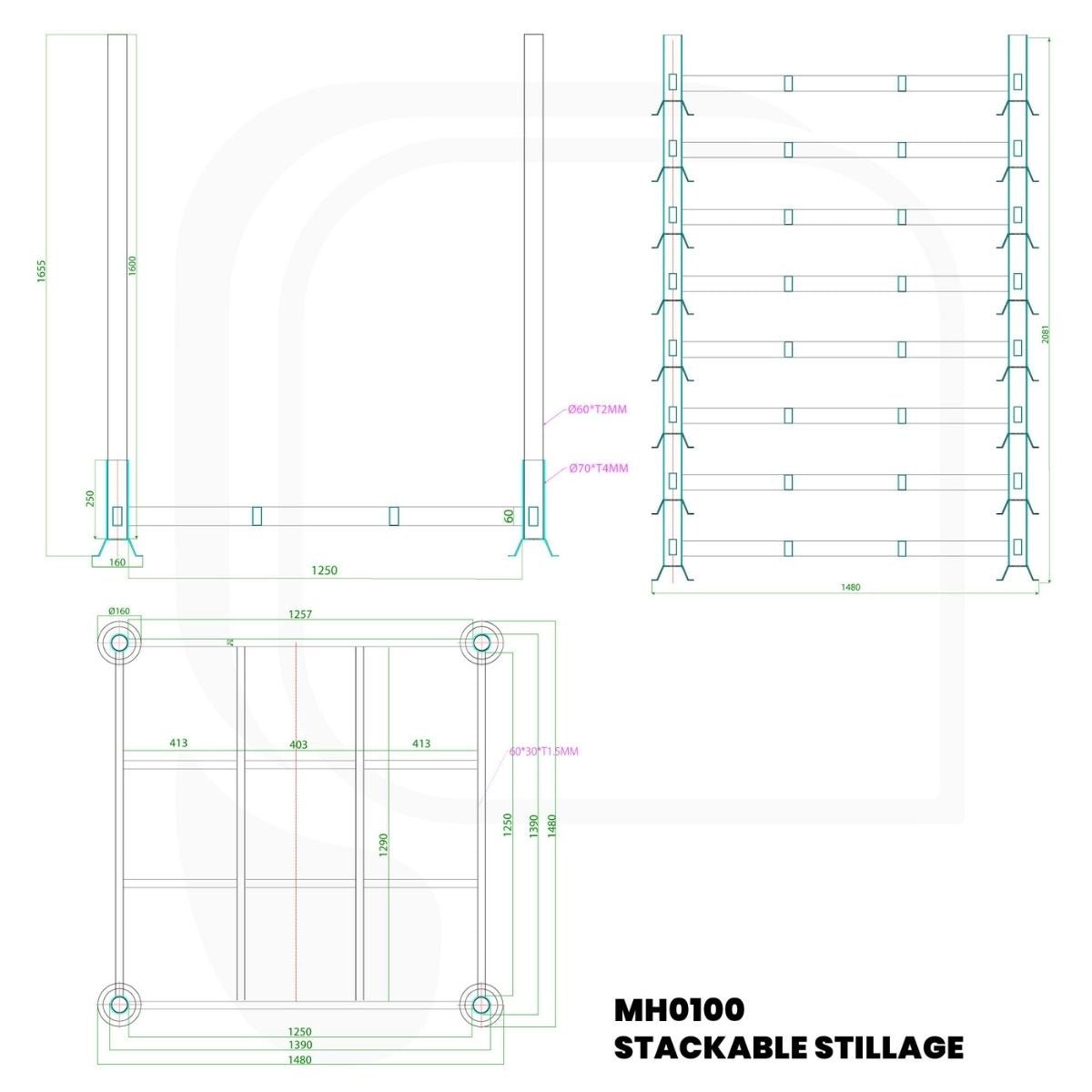 Stackable Stillages - Heavy Duty