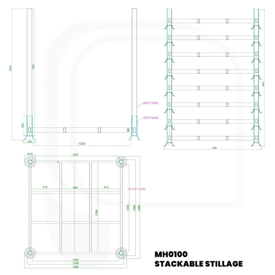 Stackable Stillages - Heavy Duty
