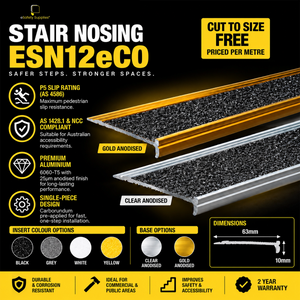 Stair Nosing - ESN12ECO 3.5 kg Black