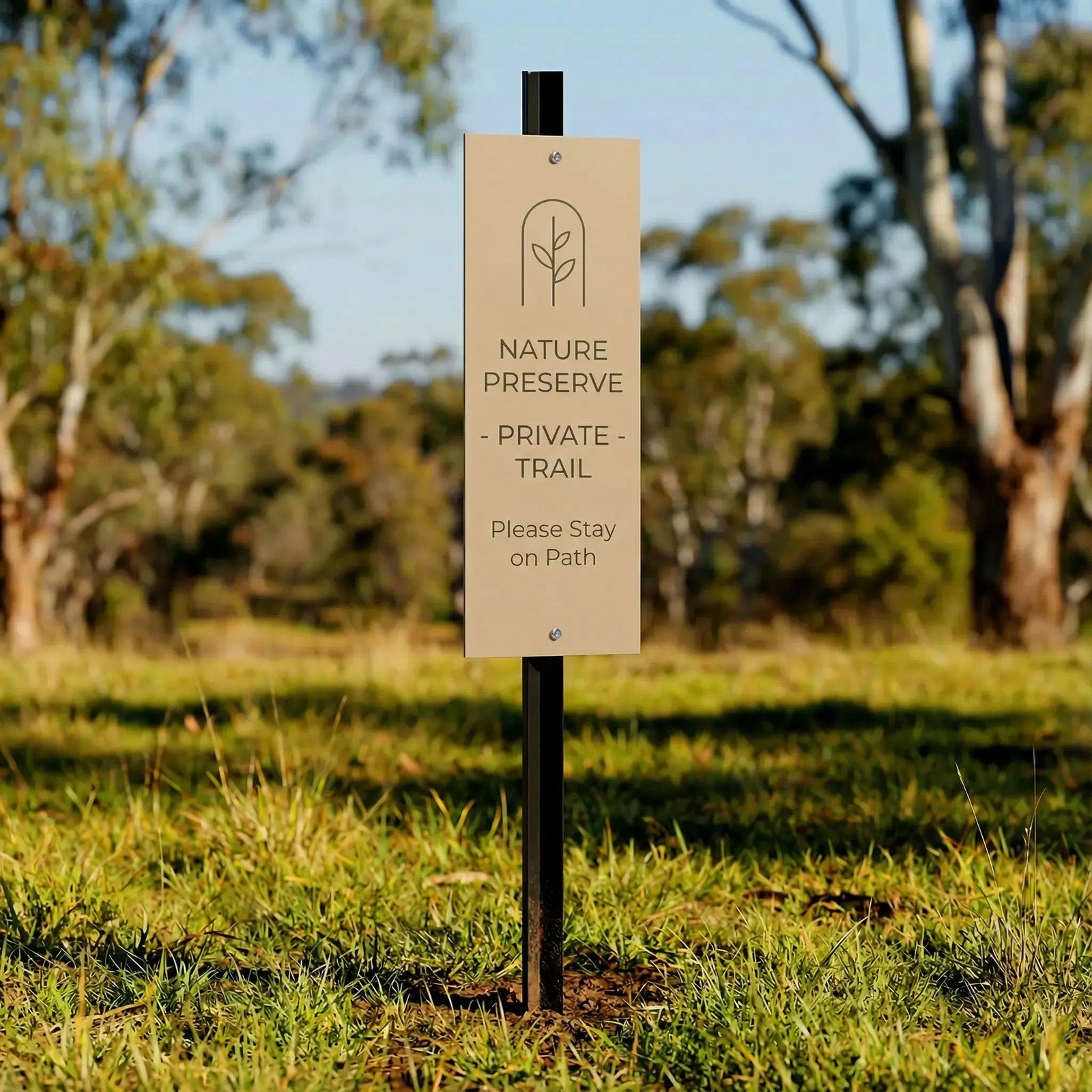 75mm Wide Support Face: Unlike conventional brackets that only grip a narrow portion of a sign, this mount features an extended 75mm broad structural face. This spreads wind and vibration loads across a larger surface area to prevent signs from twisting, bowing, or cracking.