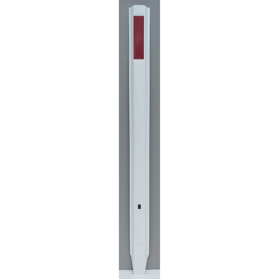 Guide Post Square Steel Guide Post 1350mm Red & White – eSafety Supplies