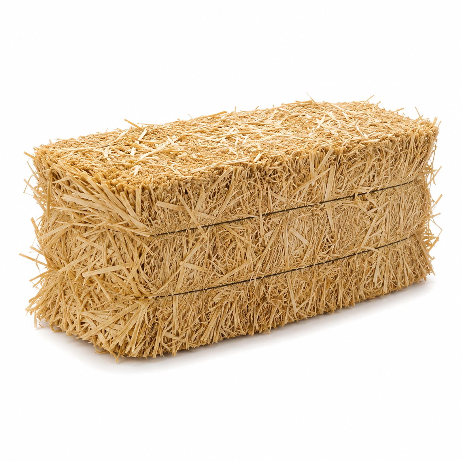 [Builders Straw Hay Bale], compressed natural straw hay bale measuring 712 x 406 x 450mm for construction site sediment control.