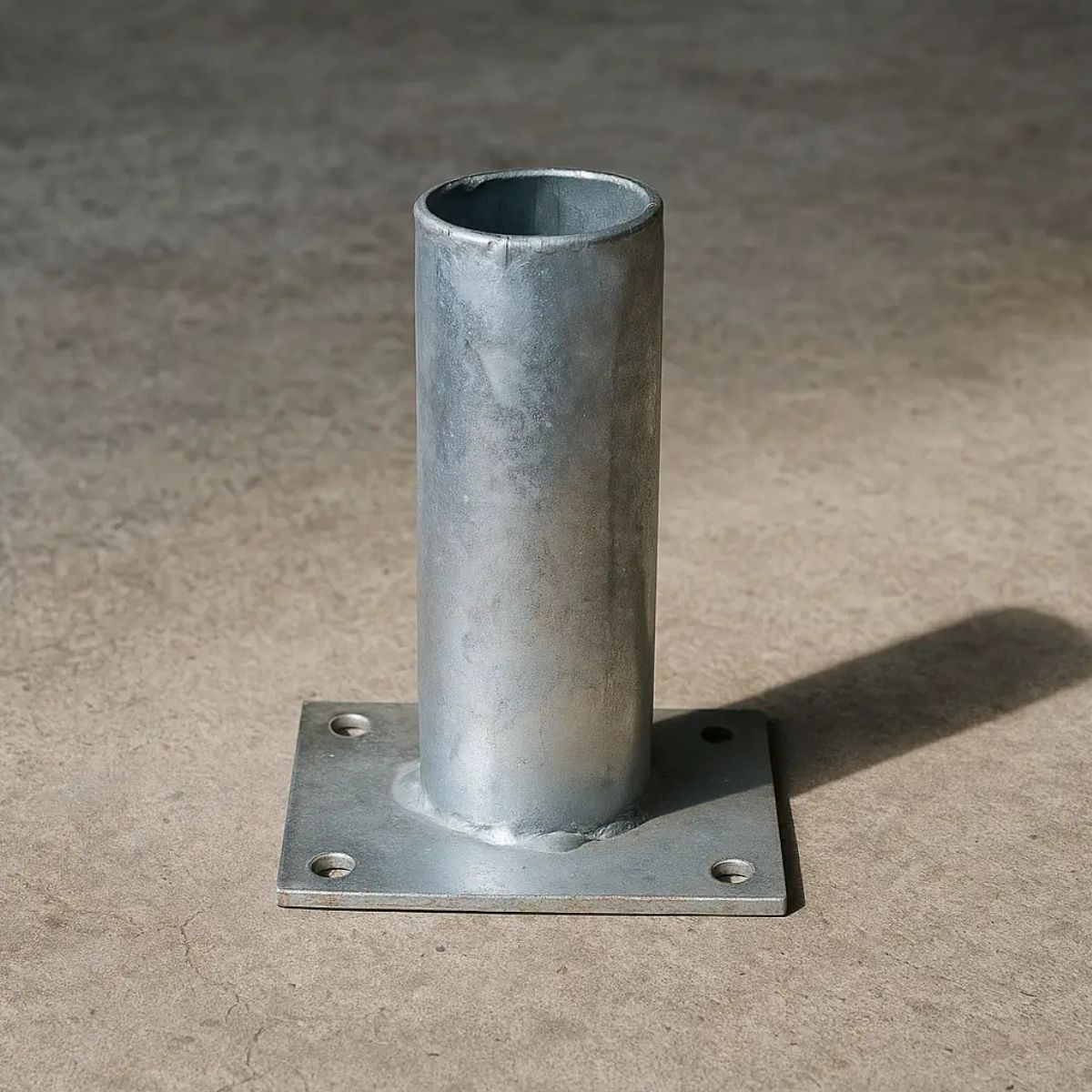 Pole Base Table Surface Mount Pole Base Plate Incl. Wedge | eSafety Supplies
