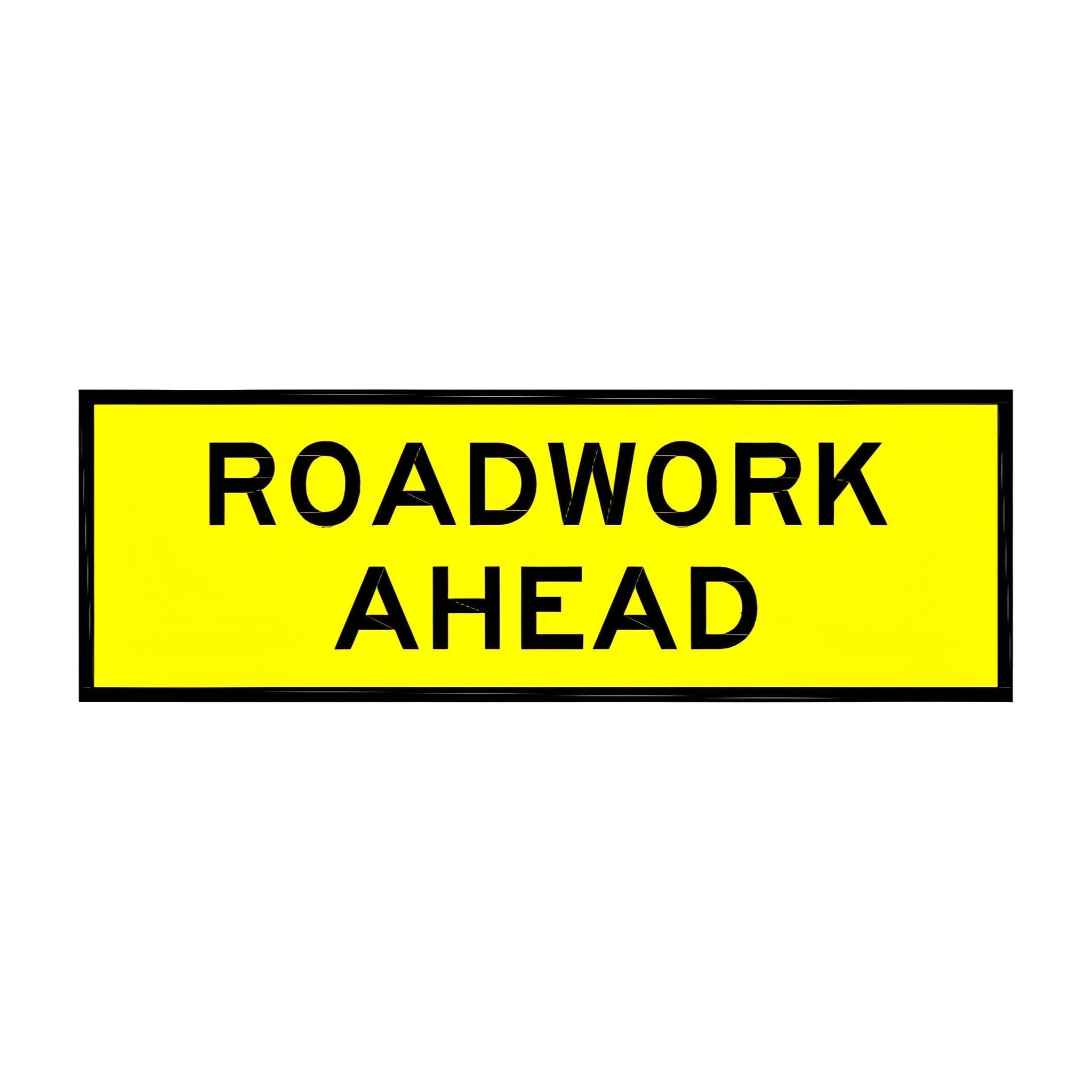 Roadwork Ahead Sign - 1800mm x 600mm