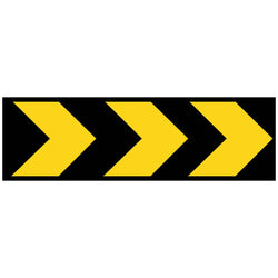 Boxed Edge Sign - Chevron - 1500x450mm