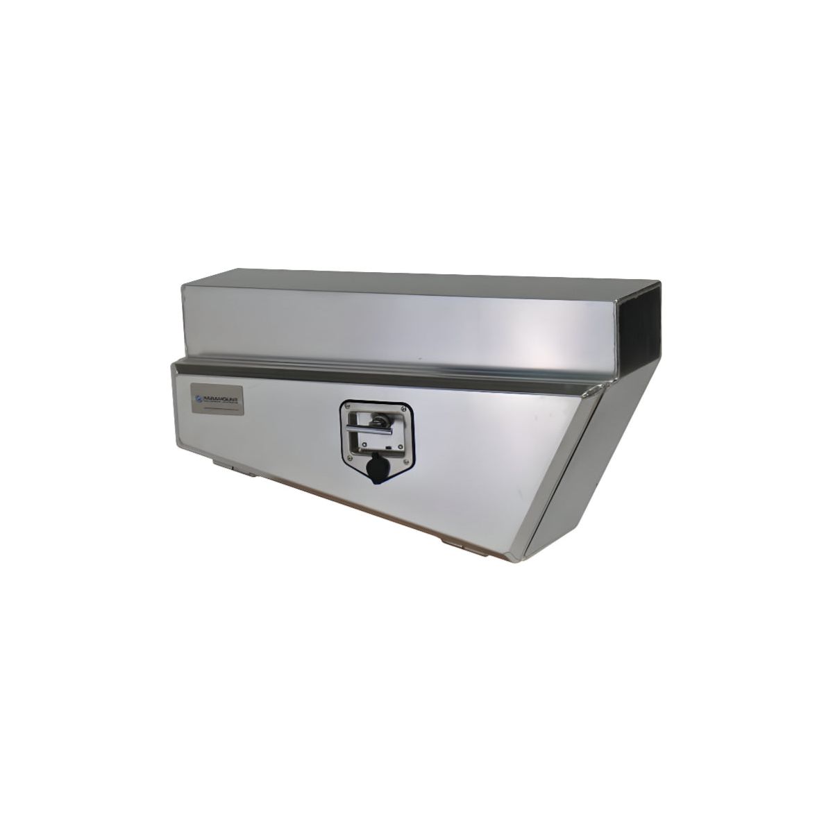 Aluminium Tapered Under Tray Toolbox 175 kg Style Left of Wheel TBA0110