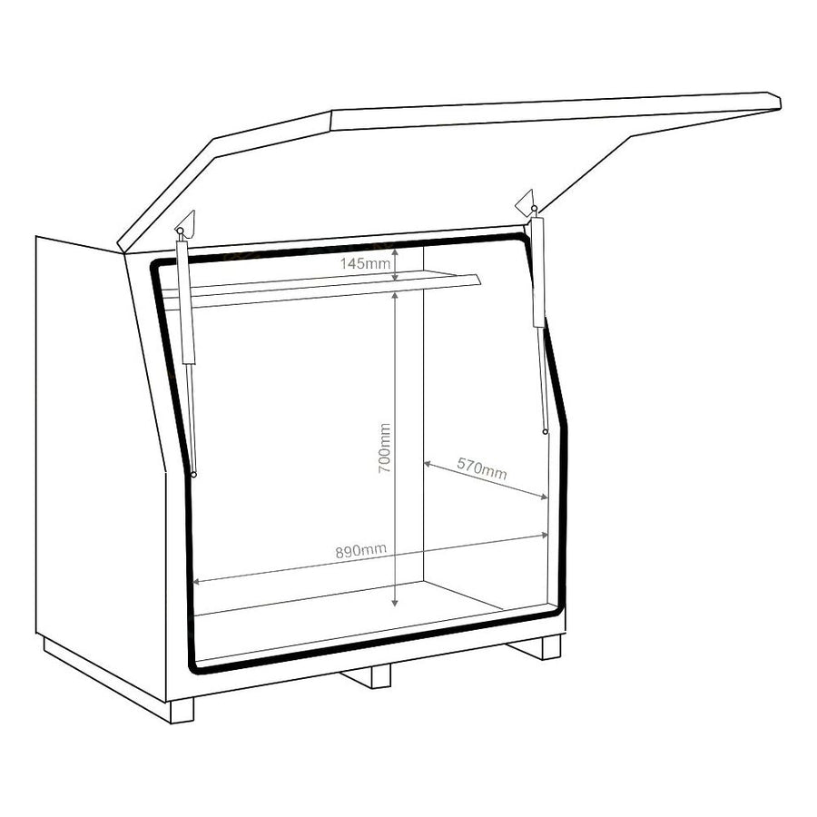 950H Series – Full Lid Steel Toolbox