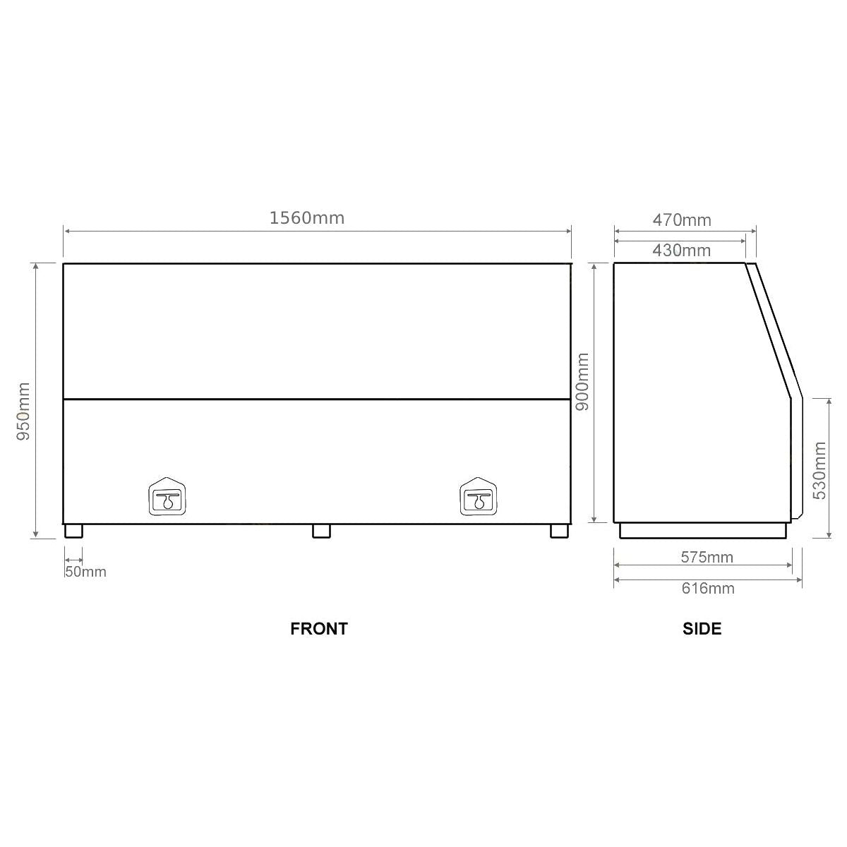 950H Series – Full Lid Steel Toolbox
