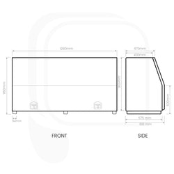 950H Series - Steel 4 Drawer Minebox