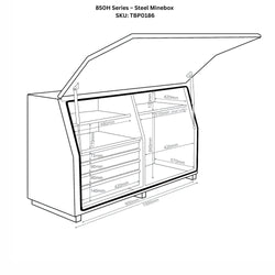 850H Series – Steel Minebox