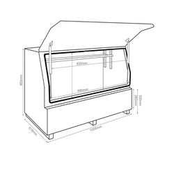 850H Series – Half Lid Steel Toolbox