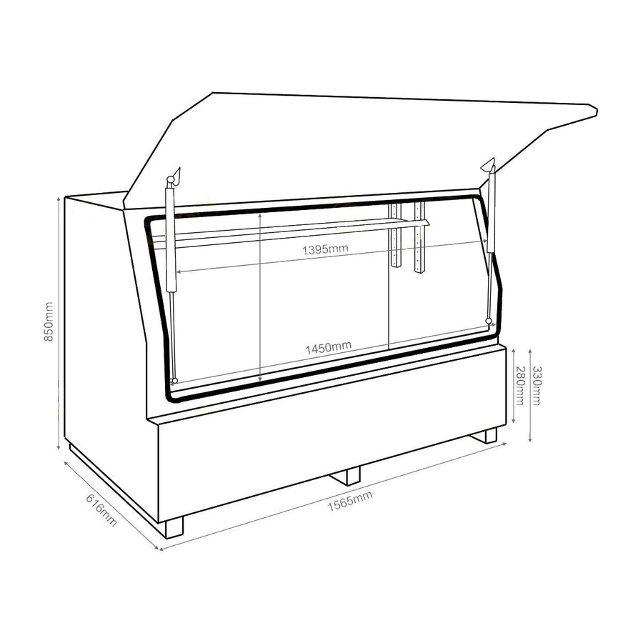 850H Series – Half Lid Steel Toolbox