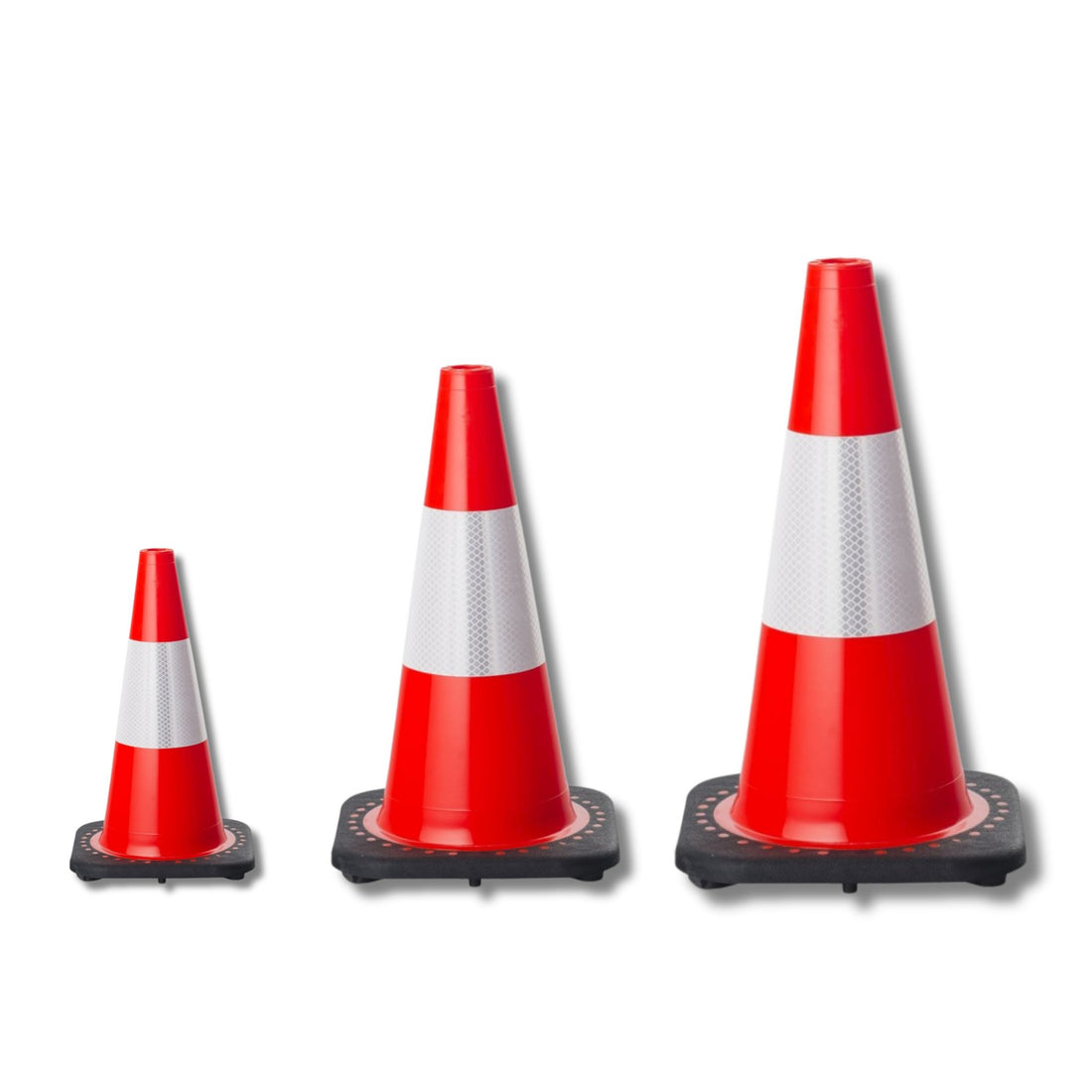 Traffic Cone Reflective - Multiple Sizes