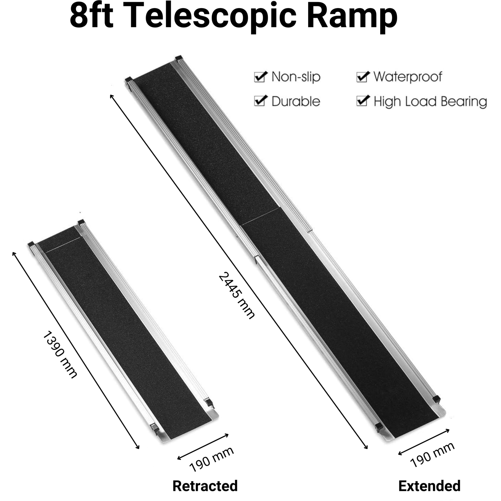 Telescopic Ramp - Multiple Sizes