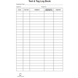 Test and Tag Logbook