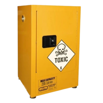 Toxic Substance Storage Cabinet - Vertical Drum 1 Door - 205L