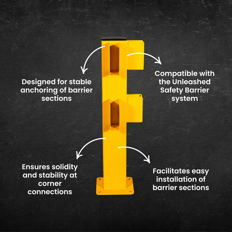 Unleashed Safety Barrier - Corner Post